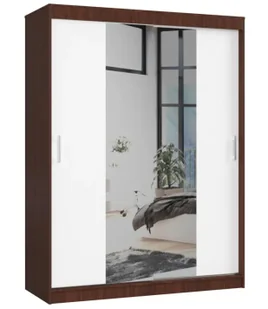 Przesuwna szafa do pokoju dziecięcego wenge + biały S4-C43 - Szafy i szafki dla dzieci Przesuwna szafa do pokoju dziecięcego wenge + biały S4-C43 - Szafy i szafki dla dzieci - miniaturka - grafika 1