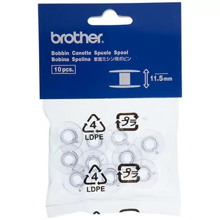 Brother Bobbins 10 pcs. XA5539-151 - Akcesoria i części do maszyn do szycia - miniaturka - grafika 1
