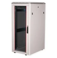 Szafy rack - ROLINE 19-calowa szafa sieciowa Pro 26 U, 600x800 WxD, szklane drzwi, szary - miniaturka - grafika 1