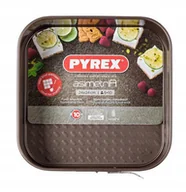 Formy do ciast - Forma blacha do pieczenia kwadrat Asimetria Pyrex 23x23 cm - miniaturka - grafika 1