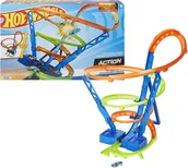 Samochody i pojazdy dla dzieci - Hot Wheels Tor Wyścigowe Tornado Zestaw 73 cm 5+ - miniaturka - grafika 1