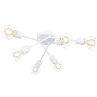 Lampy sufitowe - Globo Lighting 54802W-6 - Żyrandol natynkowy XARA 6xE14/40W/230V - miniaturka - grafika 1