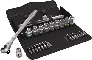 Wera Zestaw nasadek metryczny 1/2" 12.5 mm) 28 szt Zyklop Metal 8100 SC 7 05004077001 - Klucze i nasadki - miniaturka - grafika 1