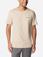 Koszulki męskie - Koszulka męska bawełniana Columbia CSC Basic Logo Short Sleeve 1680053274 L Beżowa (195978524402) - miniaturka - grafika 1