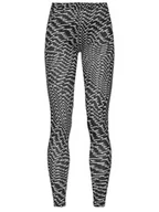 Legginsy - Pinko Żeń-szeń Legginsy Charmeuse STAM, Zz2_czarny/biały, XS - miniaturka - grafika 1