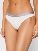 Majtki damskie - Calvin Klein Underwear Stringi 000QD3539E Biały - miniaturka - grafika 1
