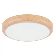 Lampy sufitowe - Plafoniera Nestia 4384 Ideus LED 14W 4400K do kuchni okrągła beżowa biały - miniaturka - grafika 1
