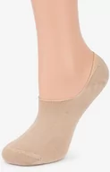 Skarpetki damskie - Marilyn 2-pack stopki damskie z silikonem beżowe Silicon, Kolor beżowy, Rozmiar 35-38, Marilyn - Intymna - miniaturka - grafika 1