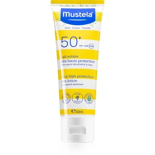 Mustela Mleczko ochronne dla niemowląt SPF 50+ Very High Protection Lotion)Sun Very High Protection Lotion - Balsamy i kremy do opalania - miniaturka - grafika 1