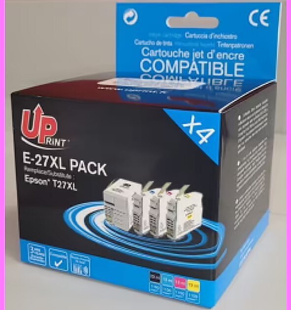 UPrint Epson E-27XL Pack BK 25ml + C/M/Y 13ml 3584770723620