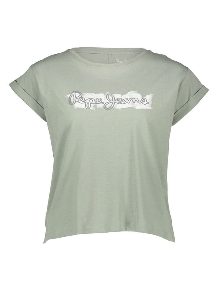 Pepe Jeans Koszulka w kolorze zielonym