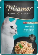 Mokra karma dla kotów - MIAMOR Filets Kurczak z tuńczykiem w sosie 100g - miniaturka - grafika 1