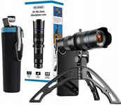Lunety i akcesoria - Monokular Luneta Obiektyw Tele Hd Do Telefonu / Smartfona Zoom 20-40x / Apl-js2040x - miniaturka - grafika 1