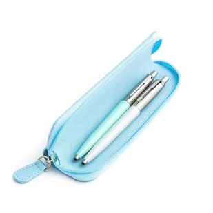 Zestaw prezentowy długopis Parker Jotter Originals Miętowy i Perłowy z niebieskim etui - Zestawy piśmiennicze - miniaturka - grafika 1