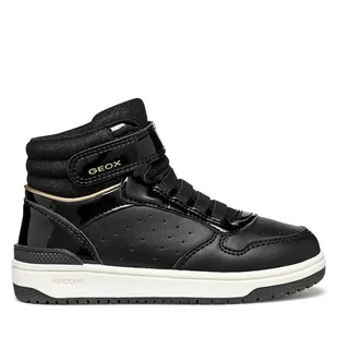Sneakersy Geox J Washiba Girl J36HXA 05402 C9999 M Czarny - Buty dla dziewczynek - miniaturka - grafika 1