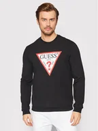 Bluzy męskie - Guess Bluza M2YQ37 K6ZS1 Czarny Regular Fit - miniaturka - grafika 1