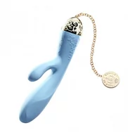 Wibratory i masażery - zalo Wibrator - Zalo Rosalie Rabbit Vibrator Royal Blue - miniaturka - grafika 1