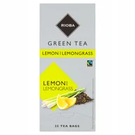 Herbata - Herbata trawa cytrynowa z herbatą zieloną koperty 37,5g - Rioba - miniaturka - grafika 1