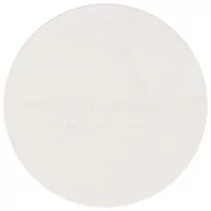 Blaty meblowe i parapety okienne - Blat stołu, biały, Ø30x2,5 cm, lite drewno sosnowe - miniaturka - grafika 1
