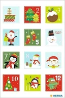 Etykiety samoprzylepne i bloki etykiet - Naklejki kalendarz adwentowy - miniaturka - grafika 1