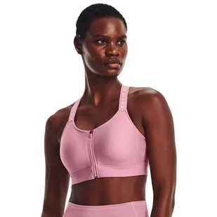 Biustonosz sportowy Under Armour Infinity High Bra Zip - Bielizna sportowa damska - miniaturka - grafika 5