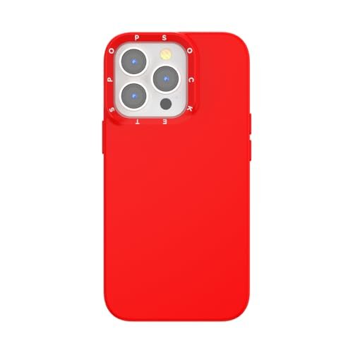 PopSockets Uchwyt do iPhone'a 13 Pro kompatybilny z MagSafe, etui na telefon iPhone 13 Pro, kompatybilne z bezprzewodowym ładowaniem, tylko etui - Rosso