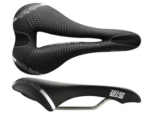 Selle ITALIA Siodło ITALIA DIVA GEL SUPERFLOW L (id match - L3) TI 316 Tube 7, fibra-tek, 285g czarne (NEW) A-SIT-013H901IKC001 - Siodełka rowerowe i akcesoria - miniaturka - grafika 1