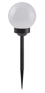 Lampka solarna LED wbijana KULA biała 15cm 0,24W b.neutralna 4000K SOLIS KOBI (12) - Lampy ogrodowe - miniaturka - grafika 1