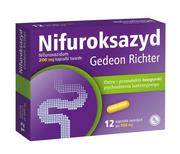 Układ pokarmowy - GEDEON RICHTER POLSKA SP.Z O.O. Nifuroksazyd Richter 200 Mg 12 Kaps. - miniaturka - grafika 1