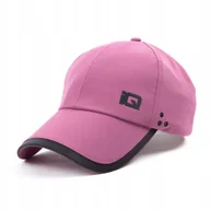 Czapki i chusty sportowe męskie - Czapka z daszkiem IQ odblaskowa Rome różowa na l - miniaturka - grafika 1