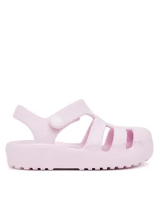 Crocs Sandały Classic Fisherman T 210626 Różowy - Buty dla dziewczynek - miniaturka - grafika 1