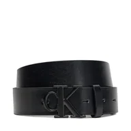 Paski - Pasek Męski Calvin Klein Ck Buckle Tumbled 35Mm LV04D7016G Czarny - miniaturka - grafika 1