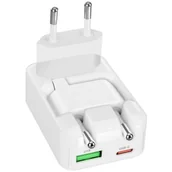 Ładowarki do telefonów - Ładowarka sieciowa SBS Flexi 30W Biały - miniaturka - grafika 1