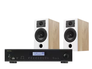 Rotel A12 MKII (czarny) + Diva 3 (dąb) - Zestawy stereo - miniaturka - grafika 1