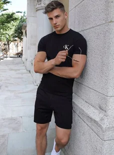 Koszulka Męska Calvin Klein Czarna, Nadruk CK, W Twoim Stylu, Wyprzedaż L - Koszulki męskie Koszulka Męska Calvin Klein Czarna, Nadruk CK, W Twoim Stylu, Wyprzedaż L - Koszulki męskie - miniaturka - grafika 1