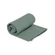 Ręczniki - Ręcznik z mikrofibry szybkoschnący Sea To Summit Drylite Towel S 80x40 cm Sage Green szałwiowy - miniaturka - grafika 1