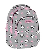 Plecaki - Astrabag, Plecak trzykomorowy - Panda (AB330) - miniaturka - grafika 1