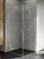 Kabiny prysznicowe - New Trendy Kabina prysznicowa Kalibra 1D drzwi uchylne kolor chrom 80x80 cm K-5002 - miniaturka - grafika 1