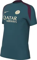 Koszulki i topy damskie - Nike Top Paris Saint-Germain Dri-Fit Strike damska koszulka z krótkim rękawem K, Geode Teal/Geode Teal/Bordeaux/Guava Ice, FN9510-382, M - miniaturka - grafika 1