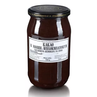 KAKAO W MIODZIE WIELOKWIATOWYM 1010g, pyszny, słodki, nierozgrzewany, 100 lat tradycji, zdrowy - Miód - miniaturka - grafika 1