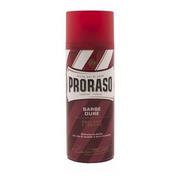 PRORASO Pianka do golenia Masło shea i drzewo sandałowe - Red Shaving Foam Pianka do golenia Masło shea i