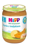 Dania dla dzieci - HiPP Dynia z indykiem Bio 190 g - miniaturka - grafika 1