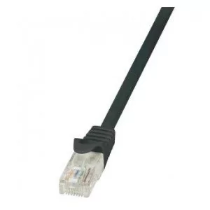 LogiLink Patchcord CP1093U CAT5e U/utp 10m, czarny - Patchcordy - miniaturka - grafika 1