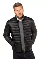 Kurtki męskie - JP 1880 Męska kurtka puchowa, czarny, 6XL - miniaturka - grafika 1