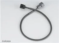 Kable komputerowe i do monitorów - Akasa 4-pin - 4-pin, 0.3m, Czarny AK-CBFA01-KT04 - miniaturka - grafika 1