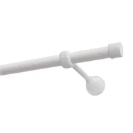 Karnisze - Karnisz DECASTYL Luna Pojedynczy 320 cm Biały - miniaturka - grafika 1