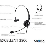 Słuchawki - EXCELLENT 3800 - miniaturka - grafika 1