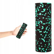 Masażery - Mini Rolka do Masażu Stóp FIZYO Roller Masażer Twardy Wałek EPP Zielony 15x5 cm - miniaturka - grafika 1