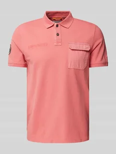 Koszulka polo z wyhaftowanym logo - Koszulki męskie - miniaturka - grafika 1