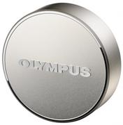 Dekielki do obiektywów - Olympus LC-61 metalowa pokrywka na obiektyw M.Zuiko 75/1.8 srebrna V325610SW000 - miniaturka - grafika 1